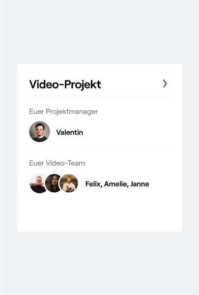 Dein Projekt. Dein Überblick.